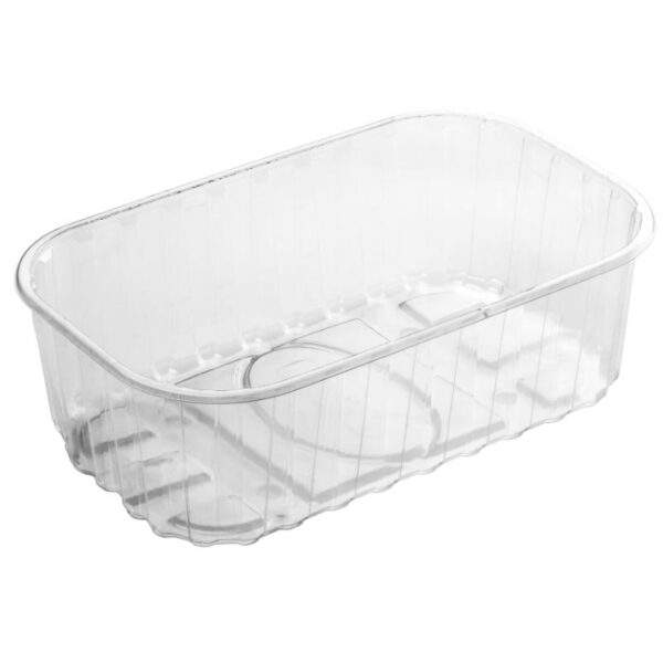 RPET Plastic Clear Lid - Oval Large