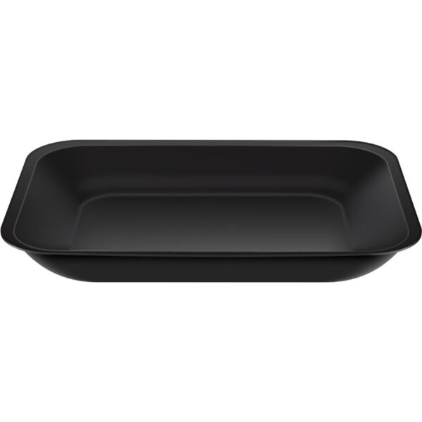 C-PET Rectangular Tray Black (90 x 90 x 42mm / 180ml)