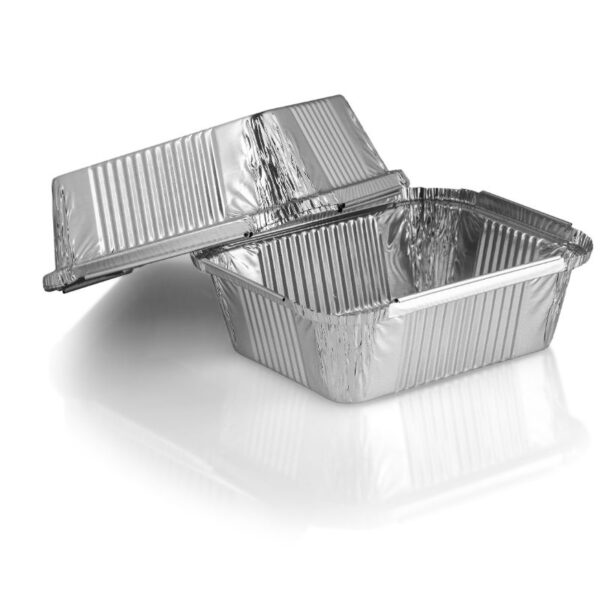 Aluminium White Container (S)